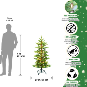 4.5.6.7ft PE  PVC Mixed Tree Memory Wire