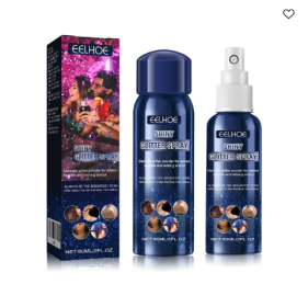 Glitter Spray, Halloween Brightening Makeup Night Club Party Clothing Highlights Skin Brightening Powder