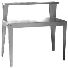 24 x 44 inch Galvanized Steel Top Utility Table,  Workbench And Potting Bench