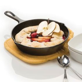 8-inch, Pre-Seasoned Cast Iron Skillet, Frying Pan with Pour Spouts,  Made in USA