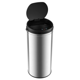8-Gallon Stainless Steel Motion Sensor Trash ,Waste Bin