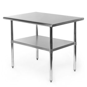 Heavy Duty Stainless Steel 2 x 3 Ft  Kitchen Prep Table