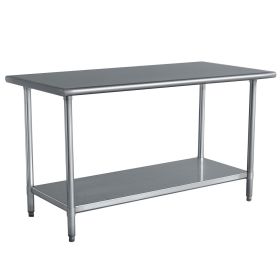 Stainless Steel Top Utility Table, Workbench,  Prep Table , 24 x 48 inch