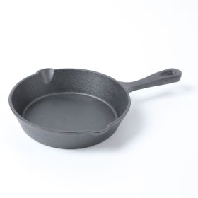 HAWOK Mini Pre- seasoned Cast Iron Skillet ,Dia.6 inch Round pan cast iron server frying pan