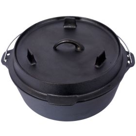 Outdoor Camping Deep Pot for Camping Cooking BBQ Baking