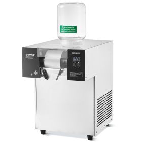 Commercial Snowflake Ice Machine 397LBS/24H Stainless Steel for Ice Cream