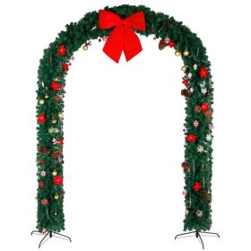 240x40x265cm PVC Christmas Arch